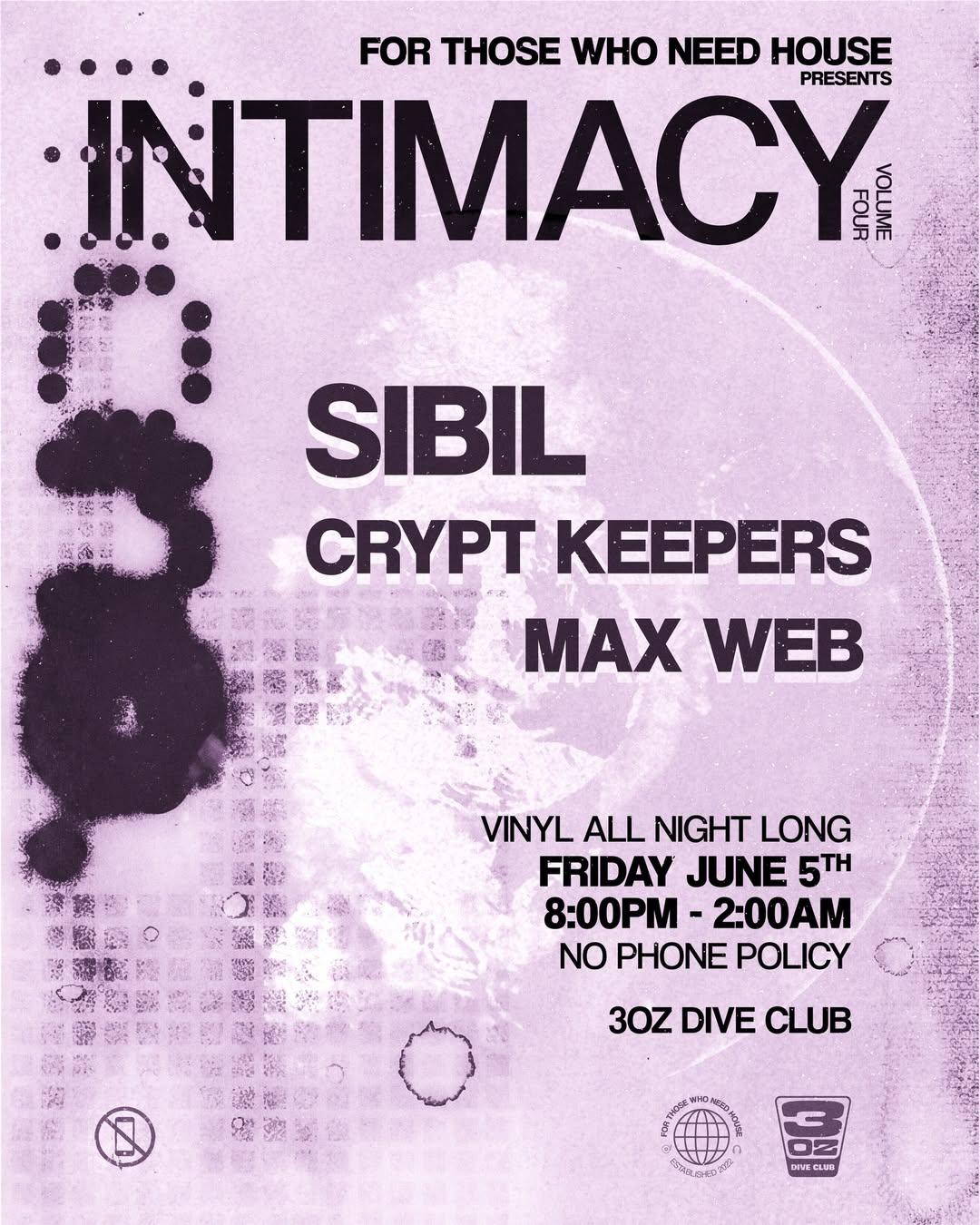 Intimacy Vol Iv Ft. Sibil, Crypt Keepers, Max Web (Vinyl Only)