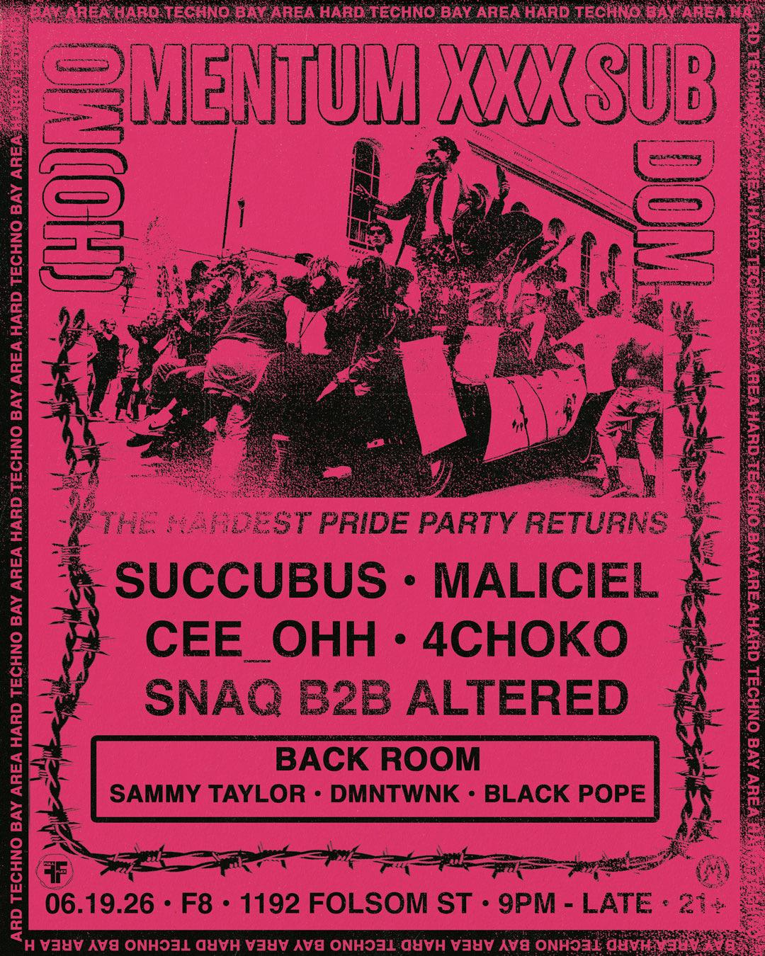 (Ho)Momentum Xxx Subdom: The Hardest Pride Party