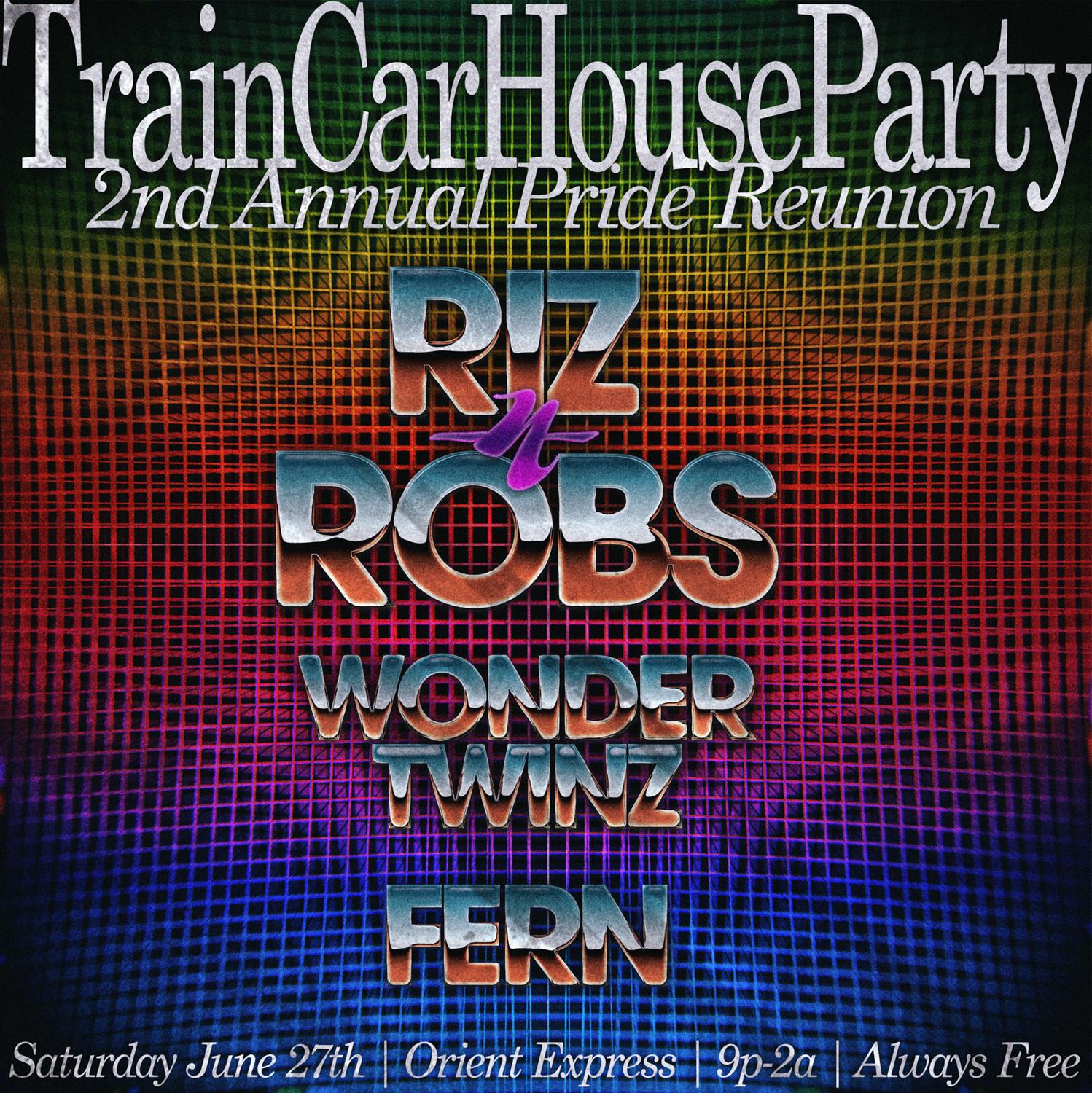 Train Car House Party'S 2Nd Annual Pride Reunion
