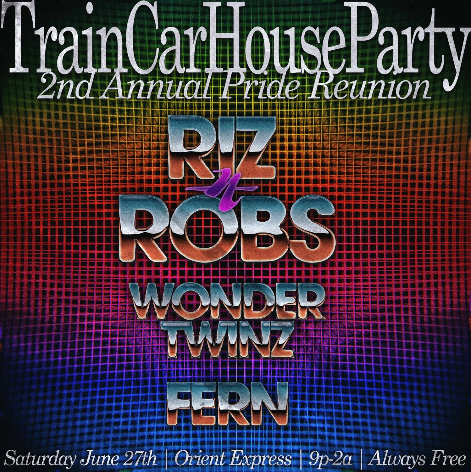Train Car House Party'S 2Nd Annual Pride Reunion