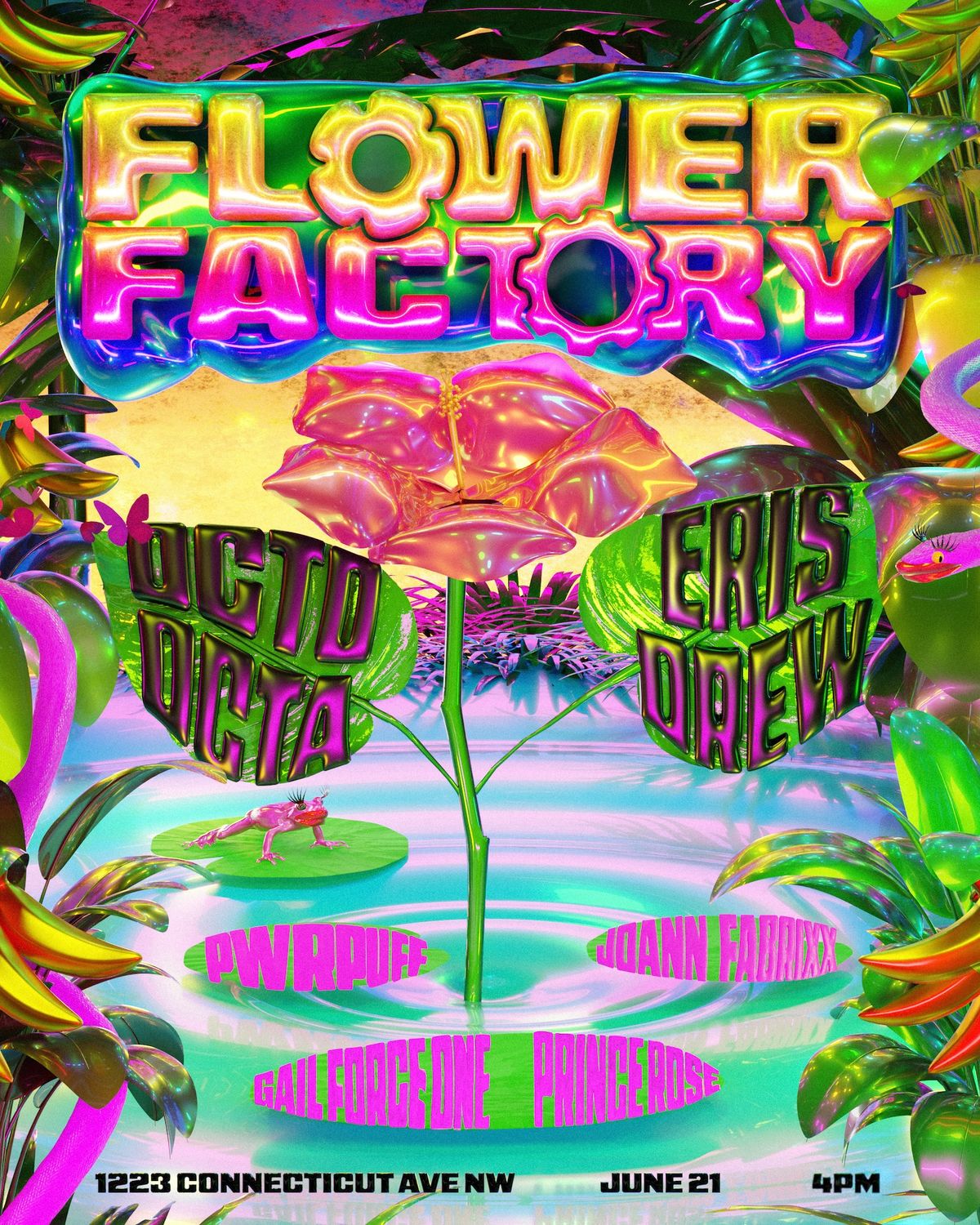 Flower Factory 5-Year Anniversary feat. Octo Octa and Eris Drew