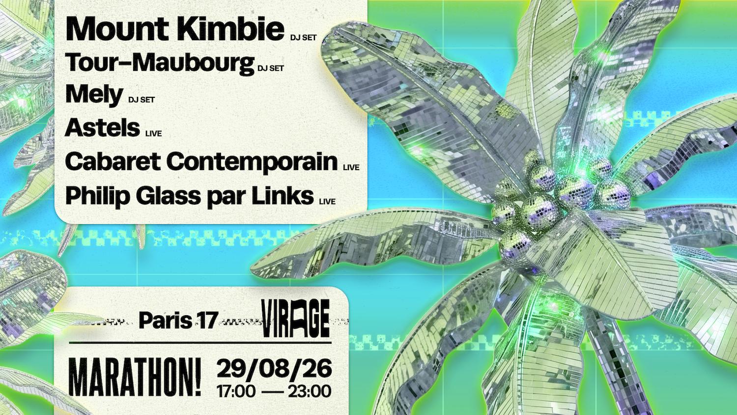 Marathon !: Mount Kimbie, Tour-Maubourg, Astels & More