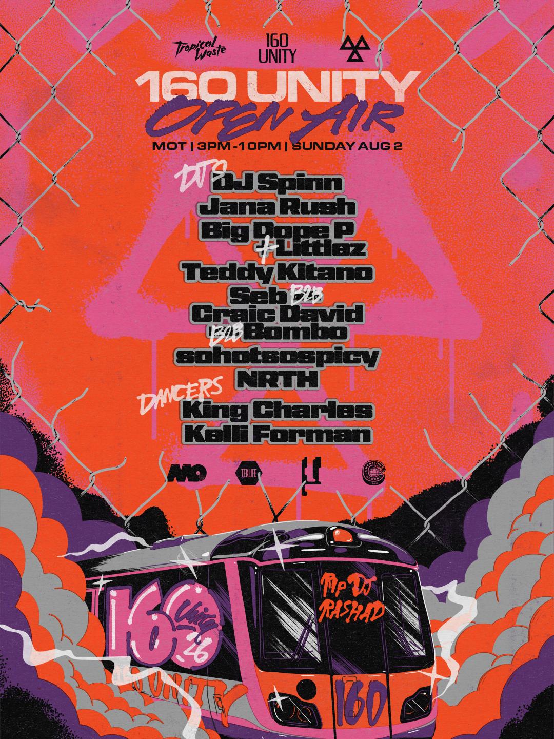 160 Unity Open Air: Dj Spinn & Jana Rush