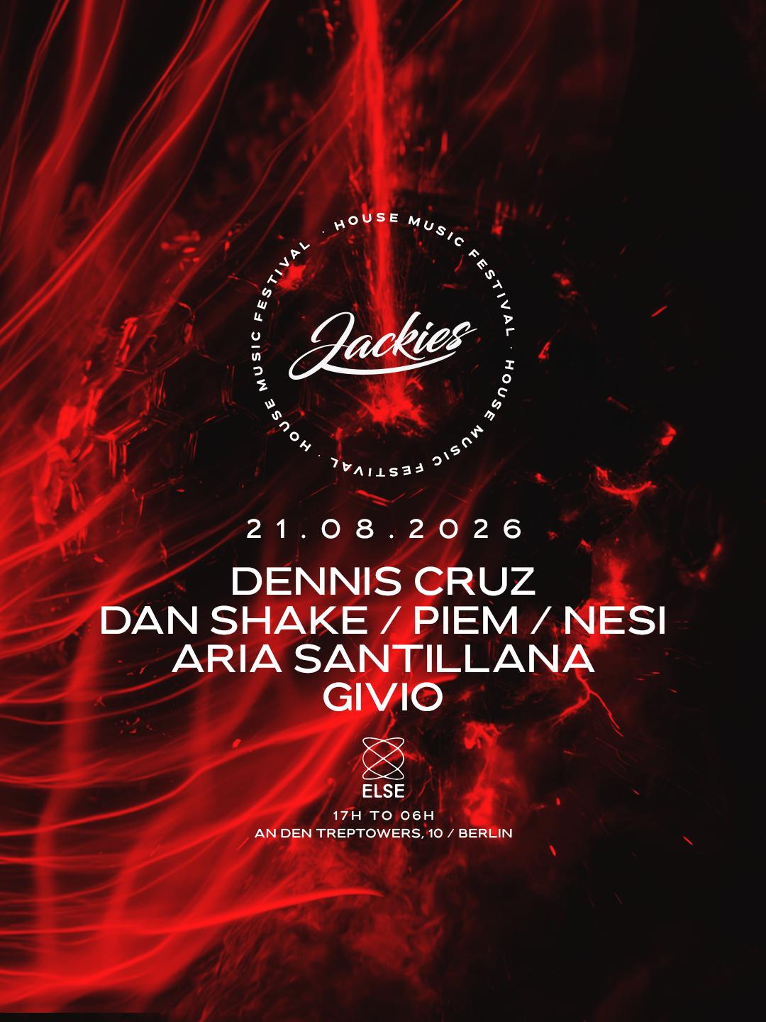 Jackies Open Air Party Berlin - With Dennis Cruz