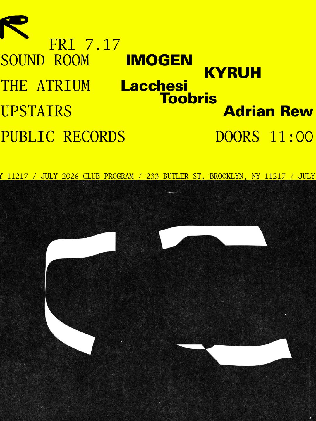 Imogen, Kyruh / Lacchesi, Toobris / Adrian Rew
