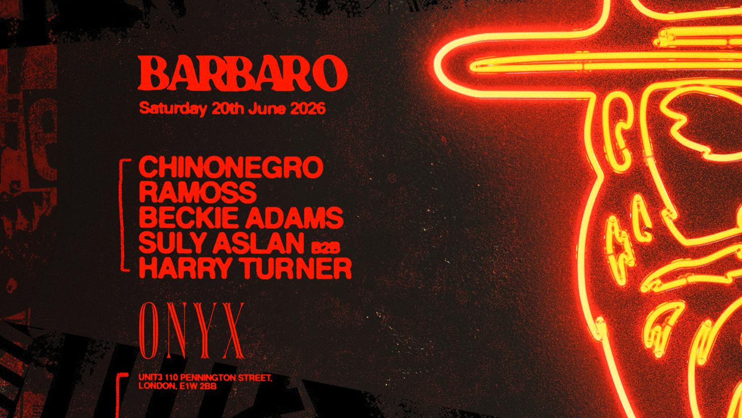 Barbaro: Chinonegro