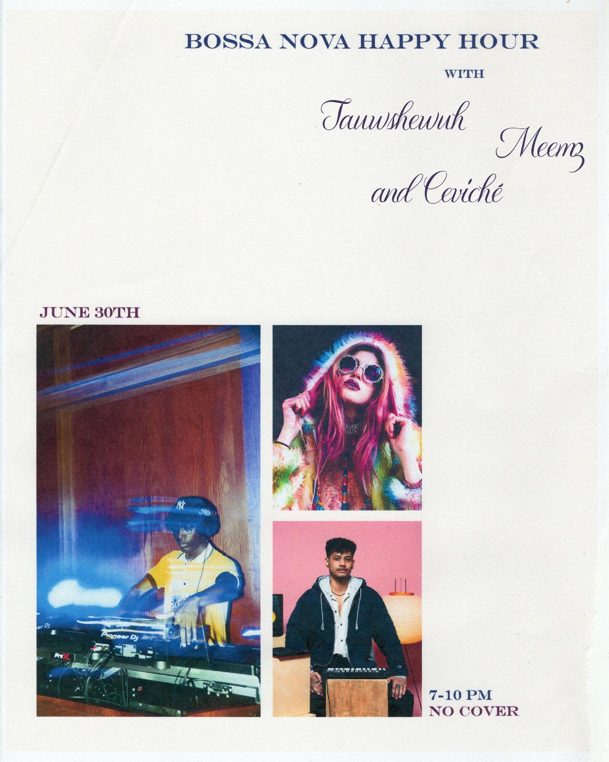 Bossa Nova Happy Hour: Jauwshewuh & Friends