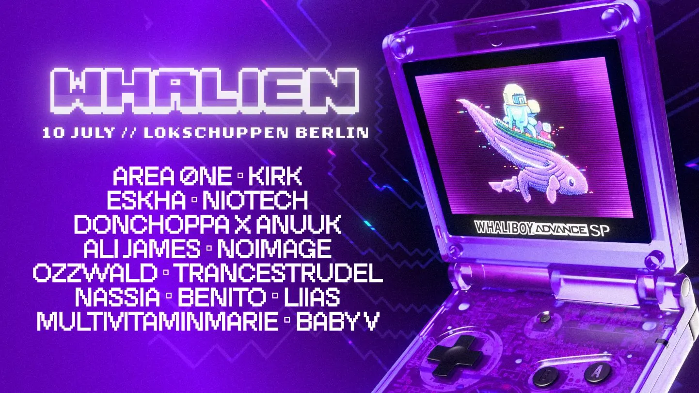 WHALIEN w/ AREA ØNE, Niotech, DON CHOPPA x Anuuk, KIRK, Eskha, Ali James, Trancestrudel,Noimage
