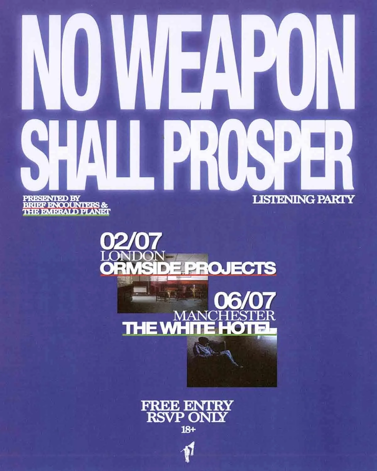No Weapon Shall Prosper Listening Party