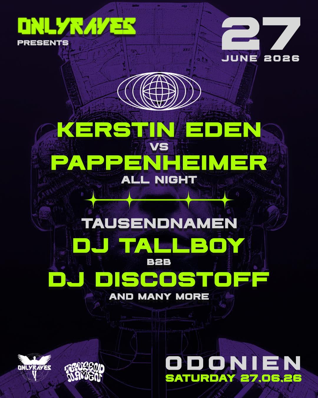 Kerstin Eden Vs Pappenheimer / Tallboy Vs Discostoff By Onlyraves & Tausendnamen