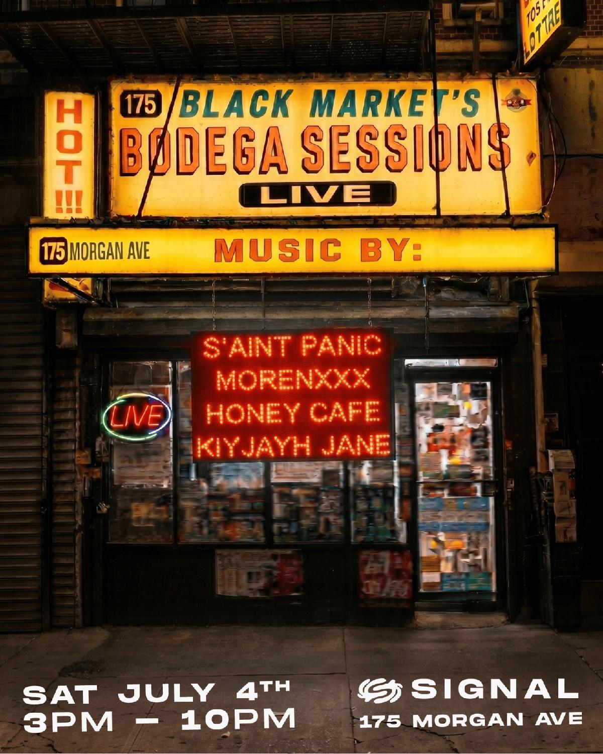 Bodega Sessions Live: Morenxxx, S'Aint Panic, Honey Cafe, Kiyjayh Jane 