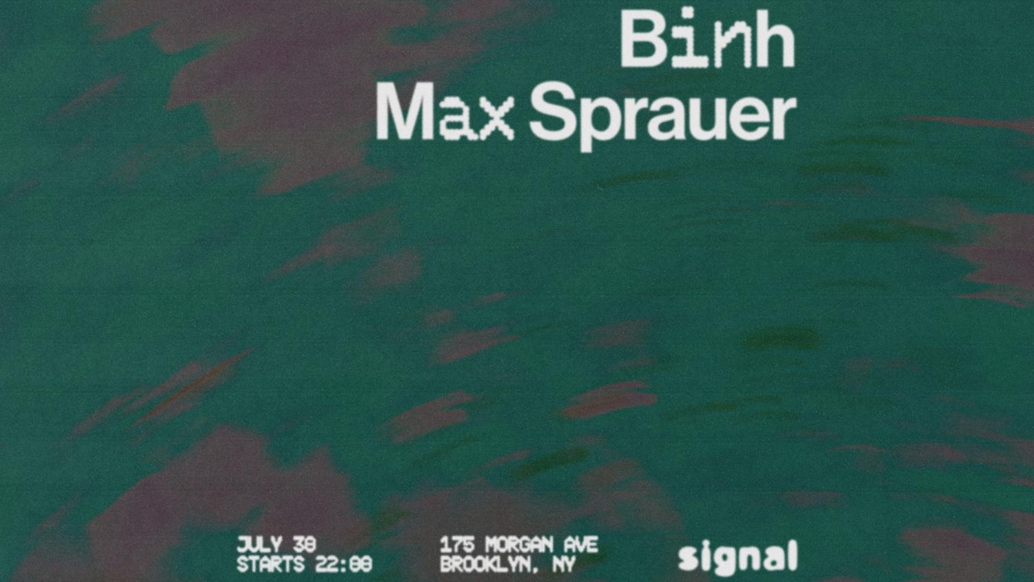 Binh, Max Sprauer