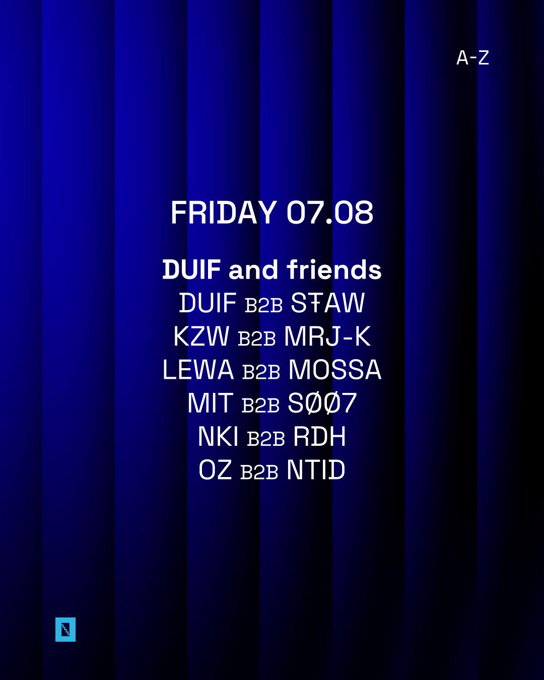 Toffler Presents Duif And Friends