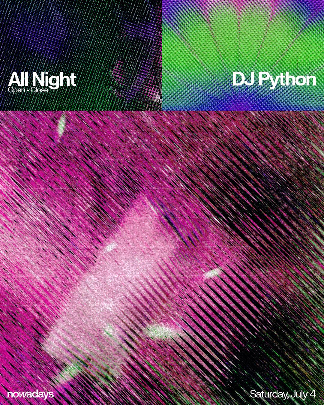 Dj Python All Night