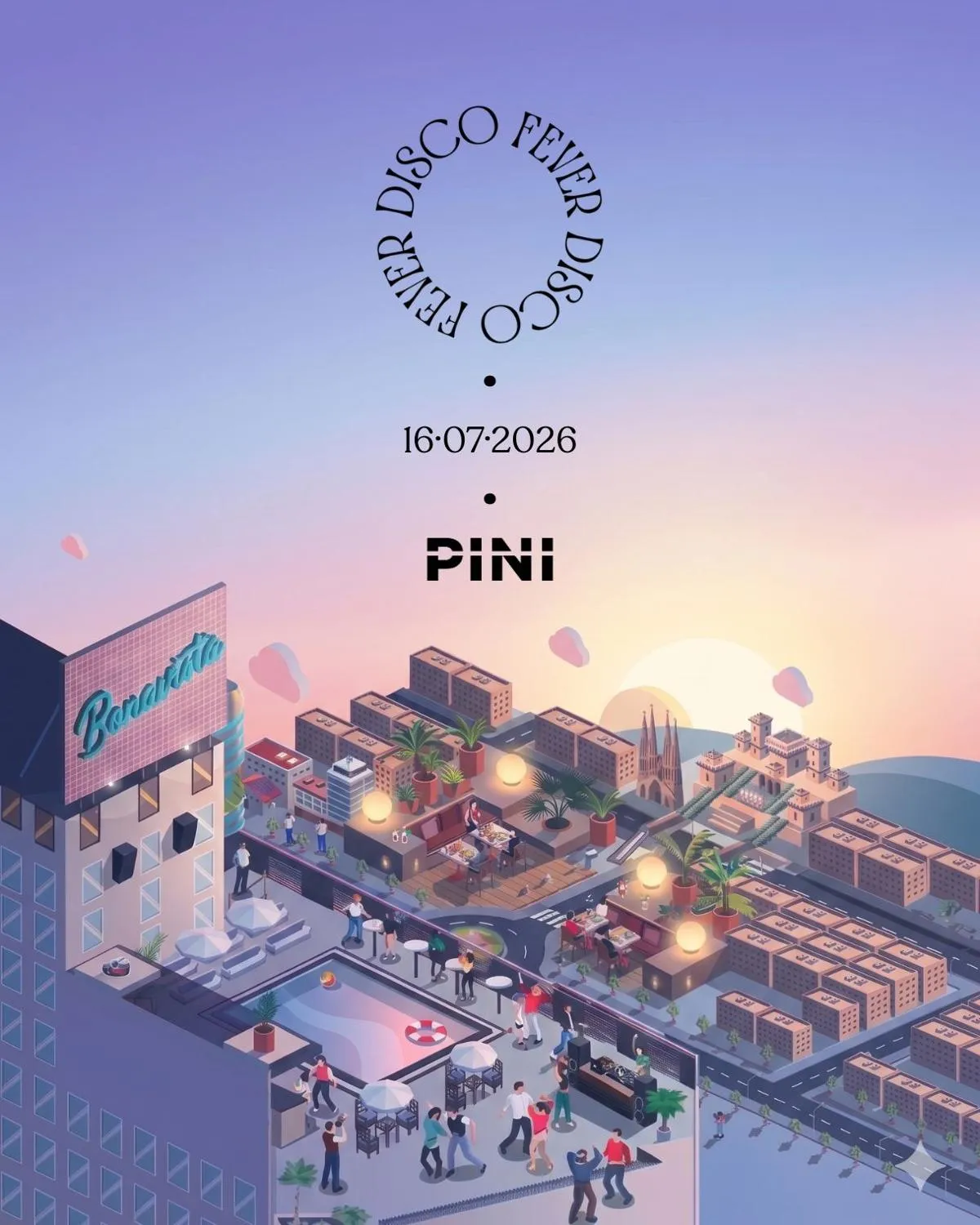 Disco Fever: Rooftop Party with Yves Samuel, PINI