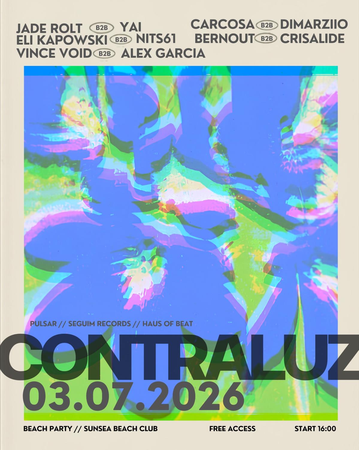 Contraluz (Free Open-Air Beach Party)