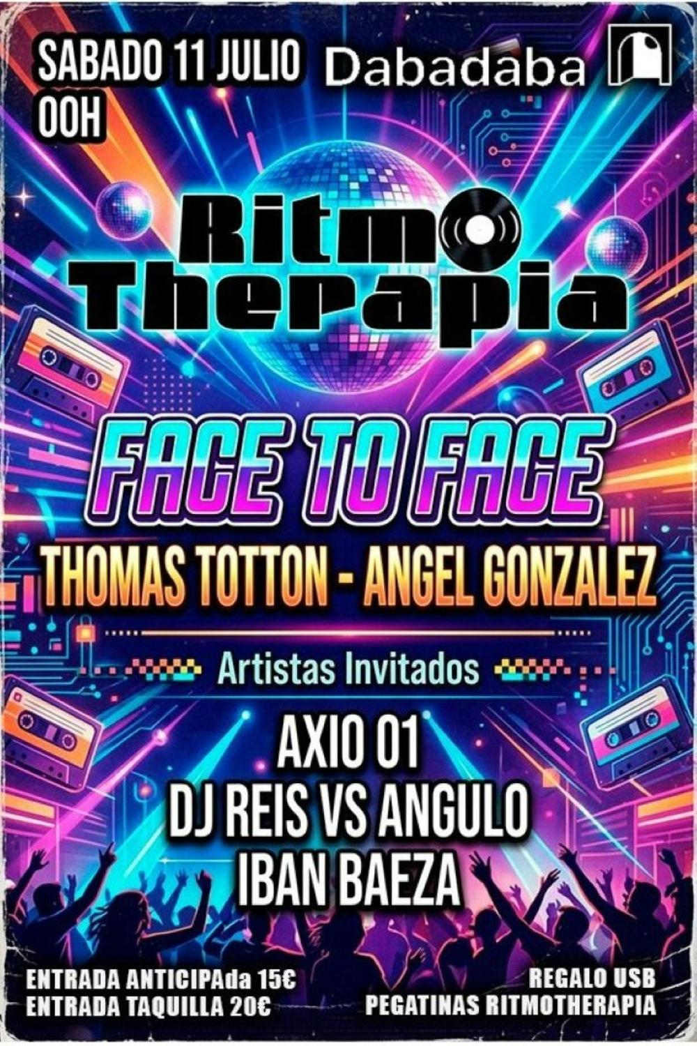 Ritmo Therapia: Thomas Totton + Angel González + Axio 01 + Dj Reis Vs Angulo + Iban Baeza
