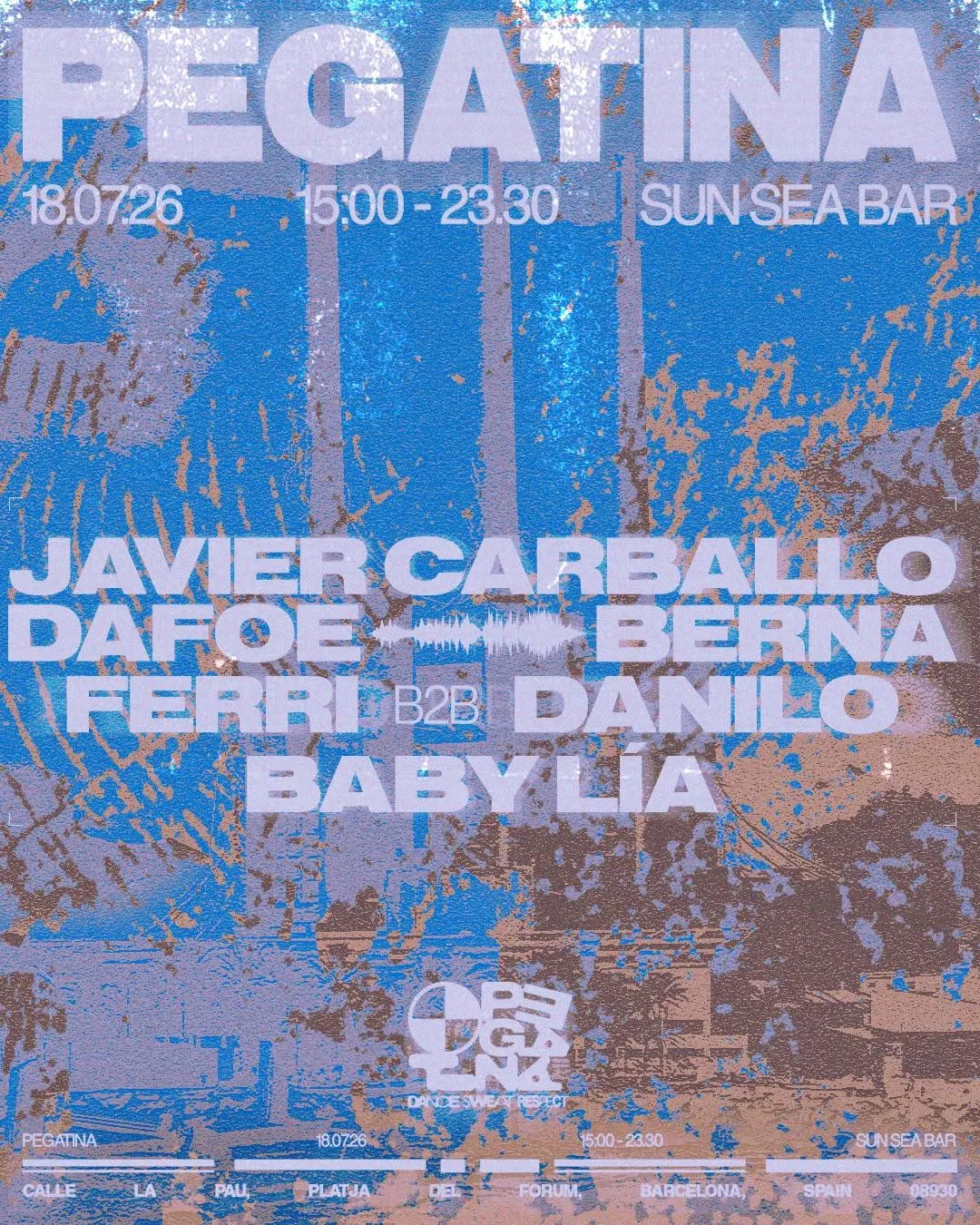 FREE OPEN AIR BEACH PARTY - Pegatina (Pre-Party)