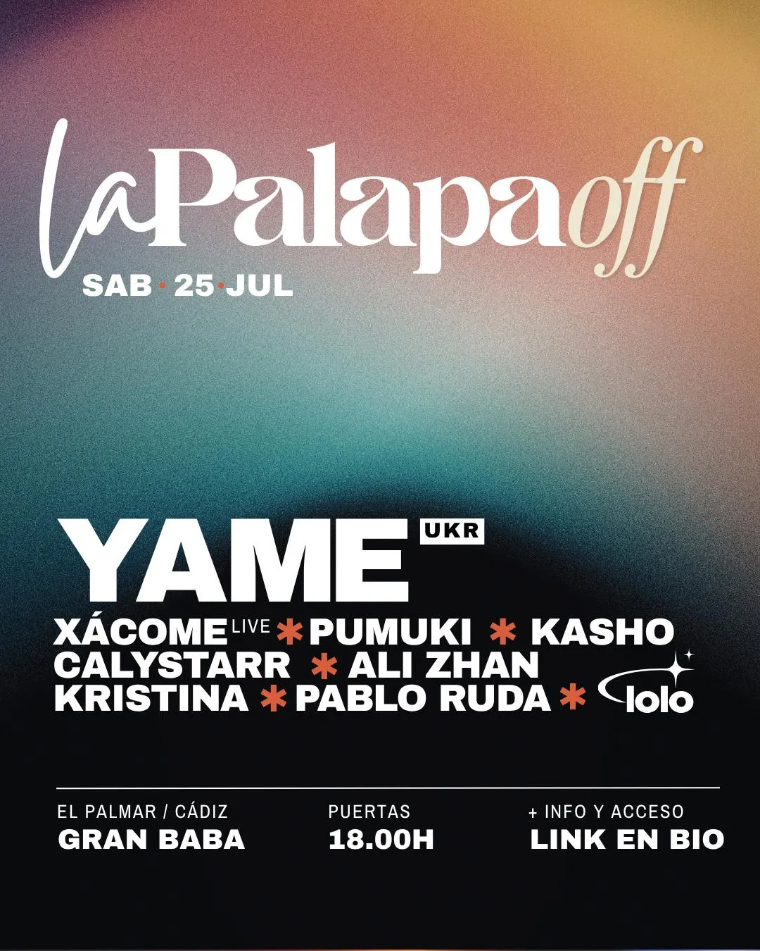 La Palapa Off invites YA.ME - Gran Baba
