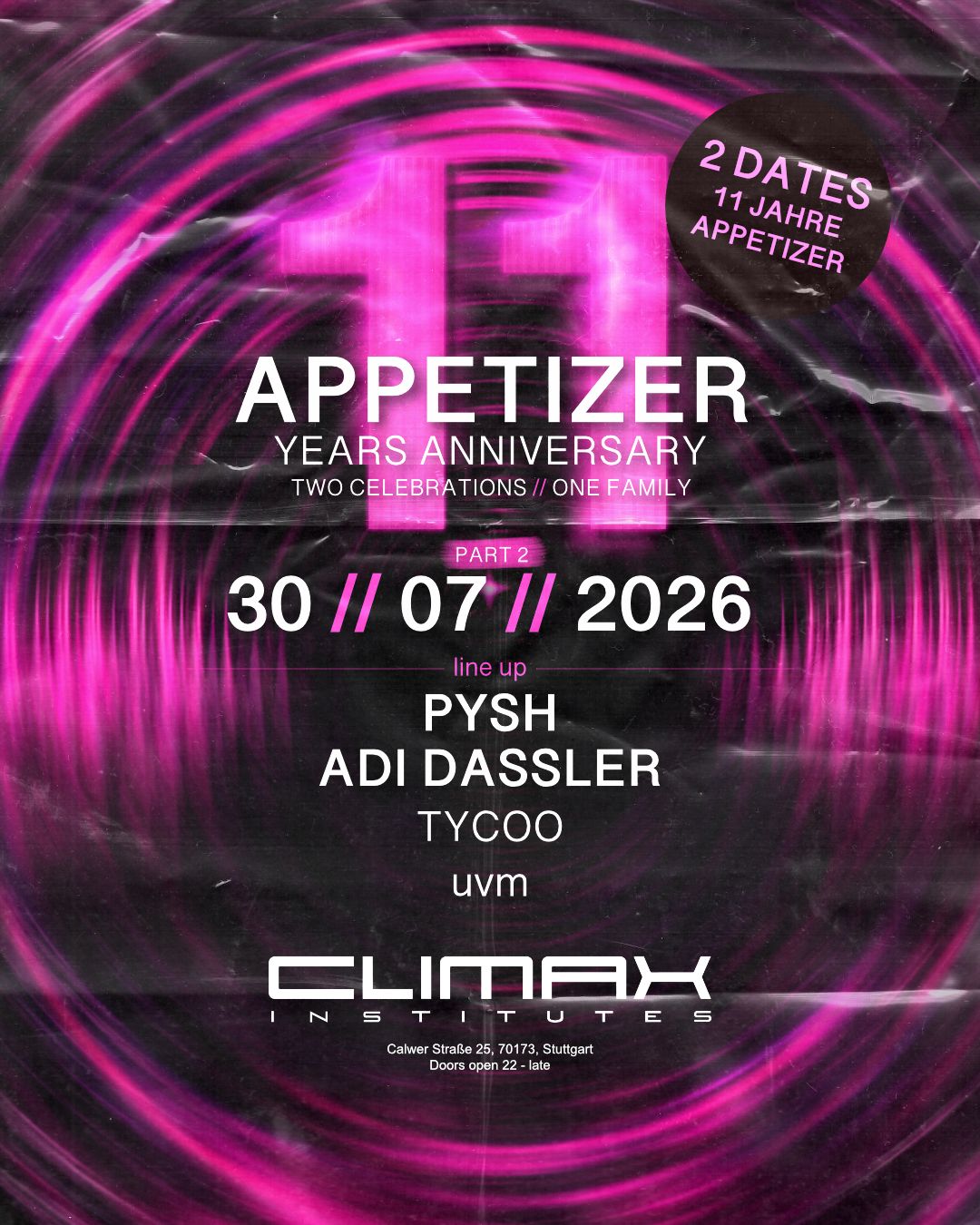 APPETIZER - 11 YEARS ANNIVERSARY (PART2)