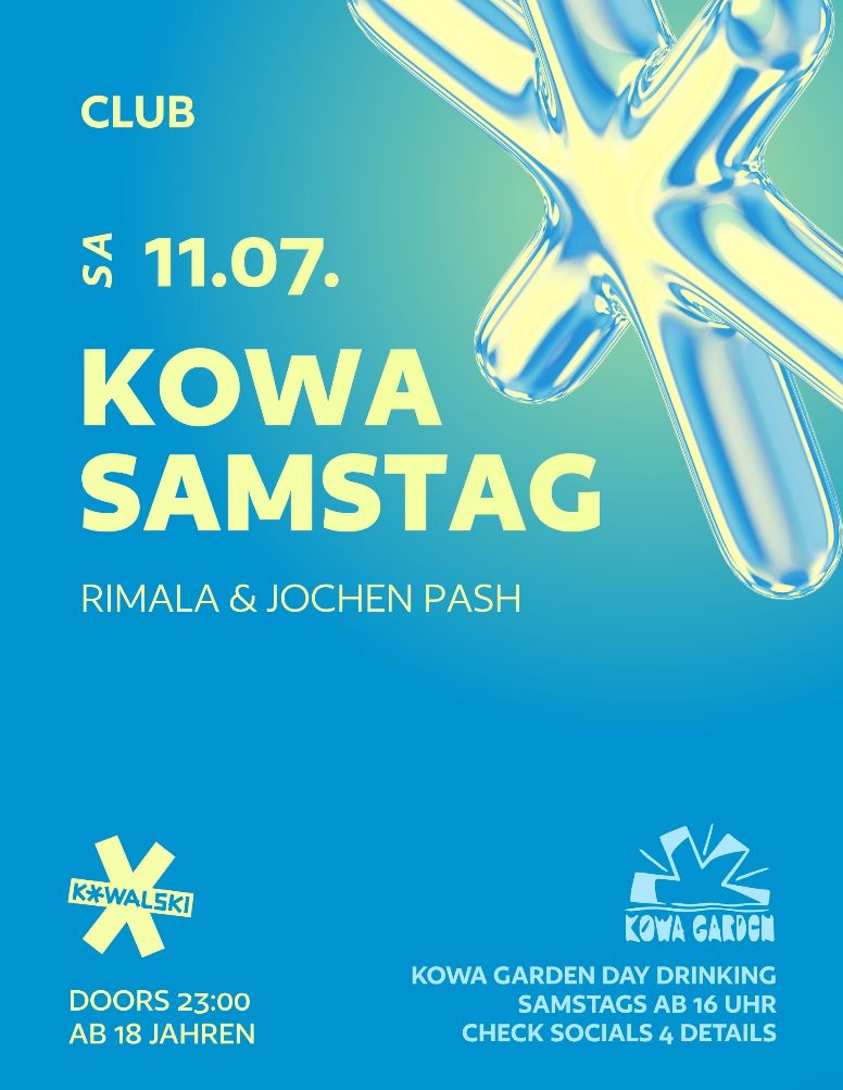 KOWA SAMSTAG • RIMALA • Jochen Pash