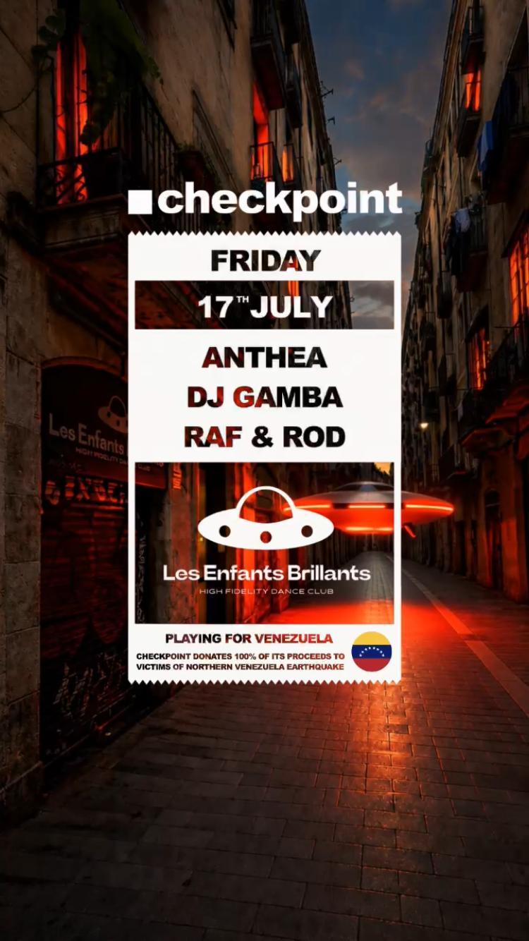 ■ Checkpoint Pres Pres. Anthea, Raf&Rod, Dj Gamba