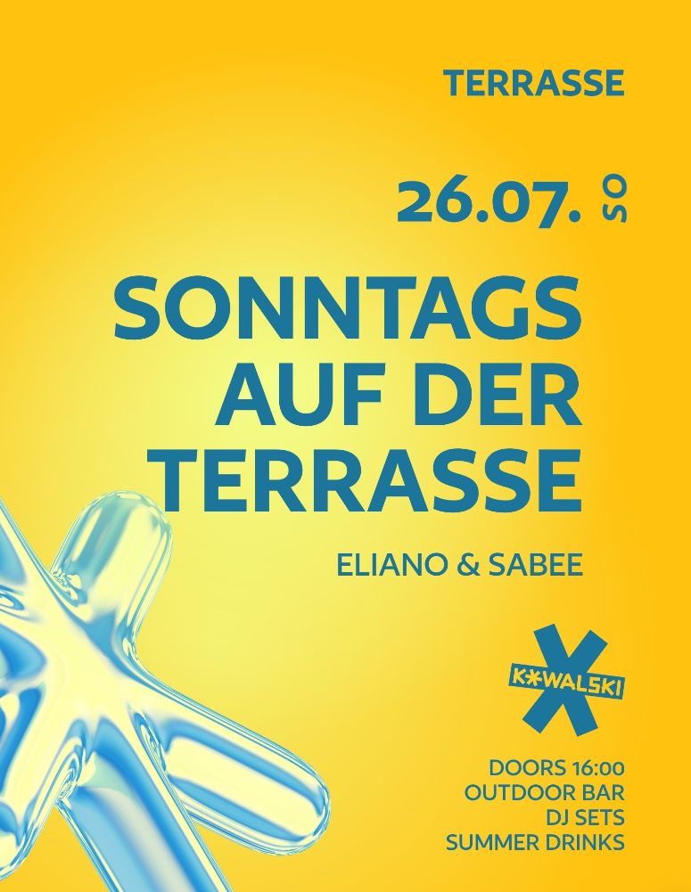 SONNTAGS TERRASSE • ELIANO • SABEE