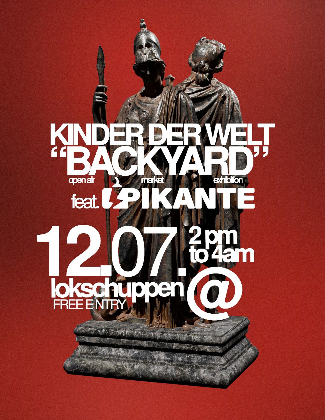 KINDERDERWELT x Pikante - FREE OPEN AIR + CLUB NIGHT (2 FLOORS)