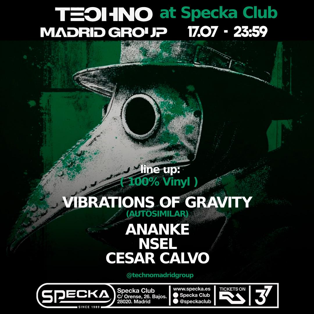 Techno Madrid Group 100% Vinyl I Specka Club