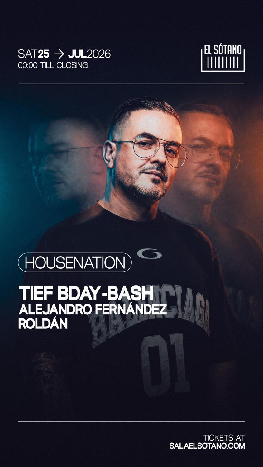 Housenation: Tief Bday-Bash, Alejandro Fernandez, Roldan