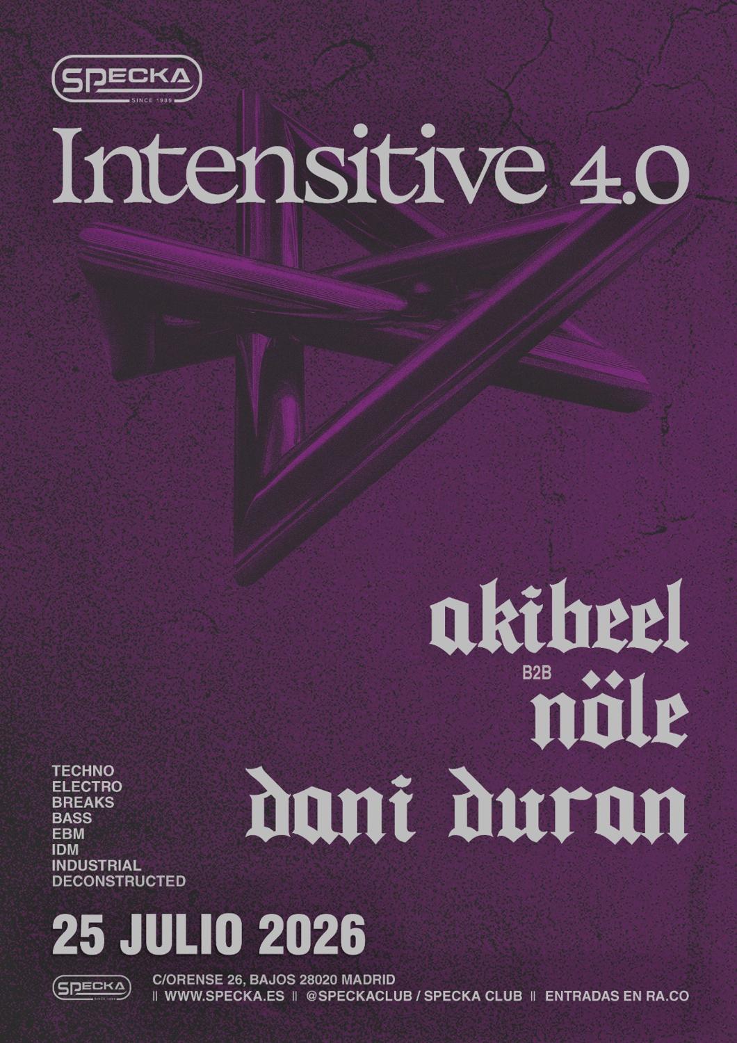 Intensive 4.0 I Specka Club