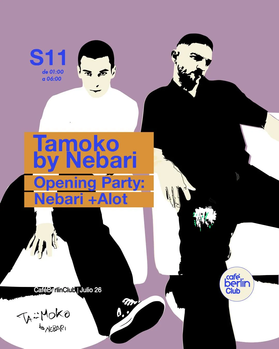 Tamoko By Nebari · Opening Party · Nebari + Alot