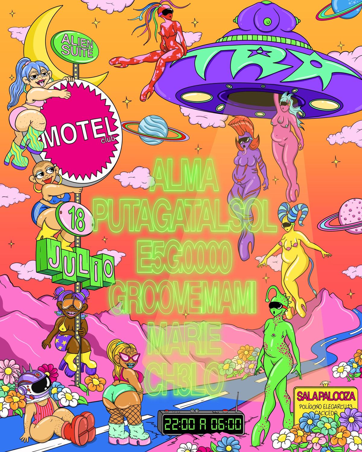 Club Motel X Tra, Alien Suite