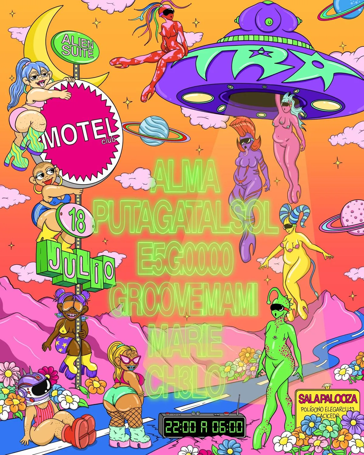 Club Motel x TRA, Alien Suite