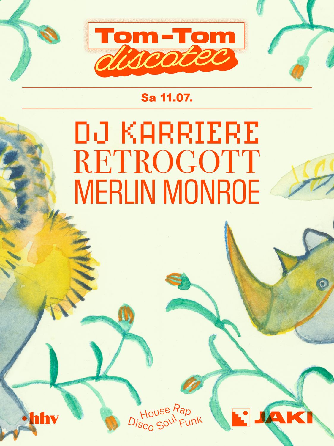 Tom-Tom Discotec presents: DJ Karriere / Retrogott / Merlin Monroe