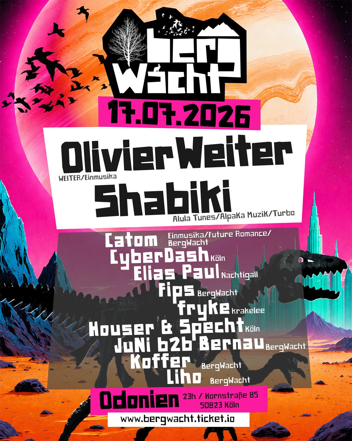 BergWacht in Odonien with Olivier Weiter, Shabiki uvm