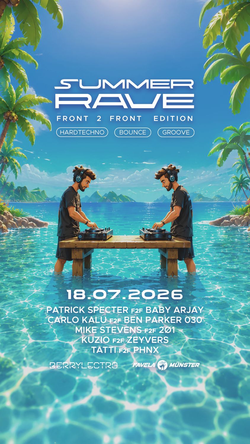 SUMMER RAVE with carlo kalu, BEN PARKER 030, Kuzio uvm