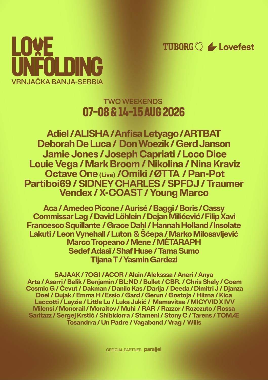 Lovefest 2026 - Weekend 2