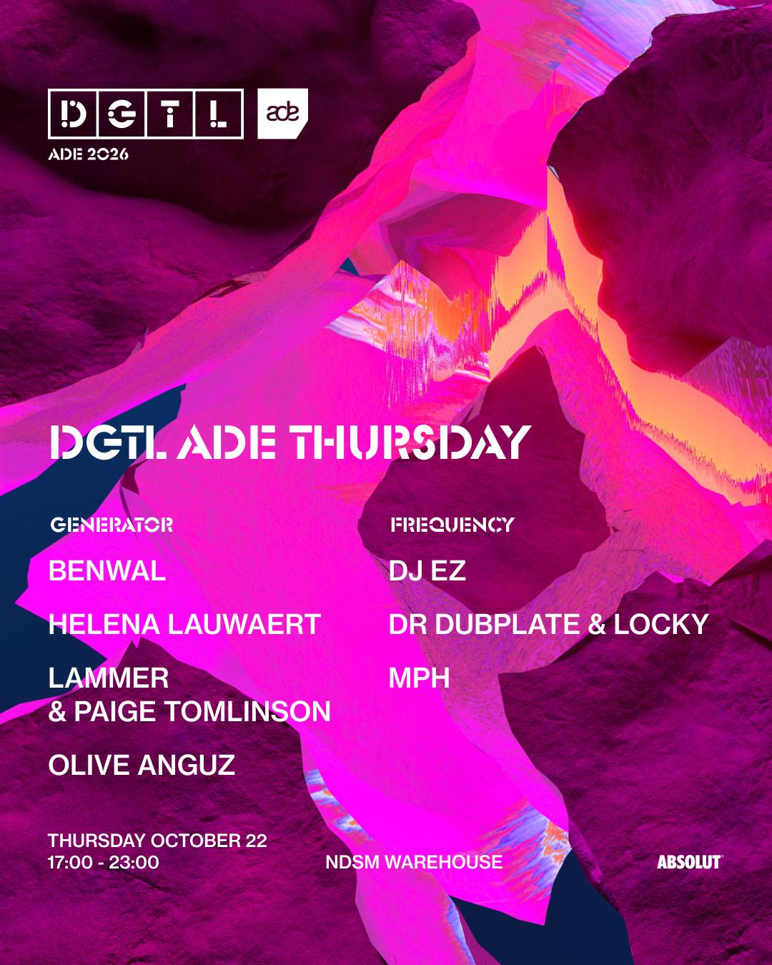 Dgtl Ade Thursday