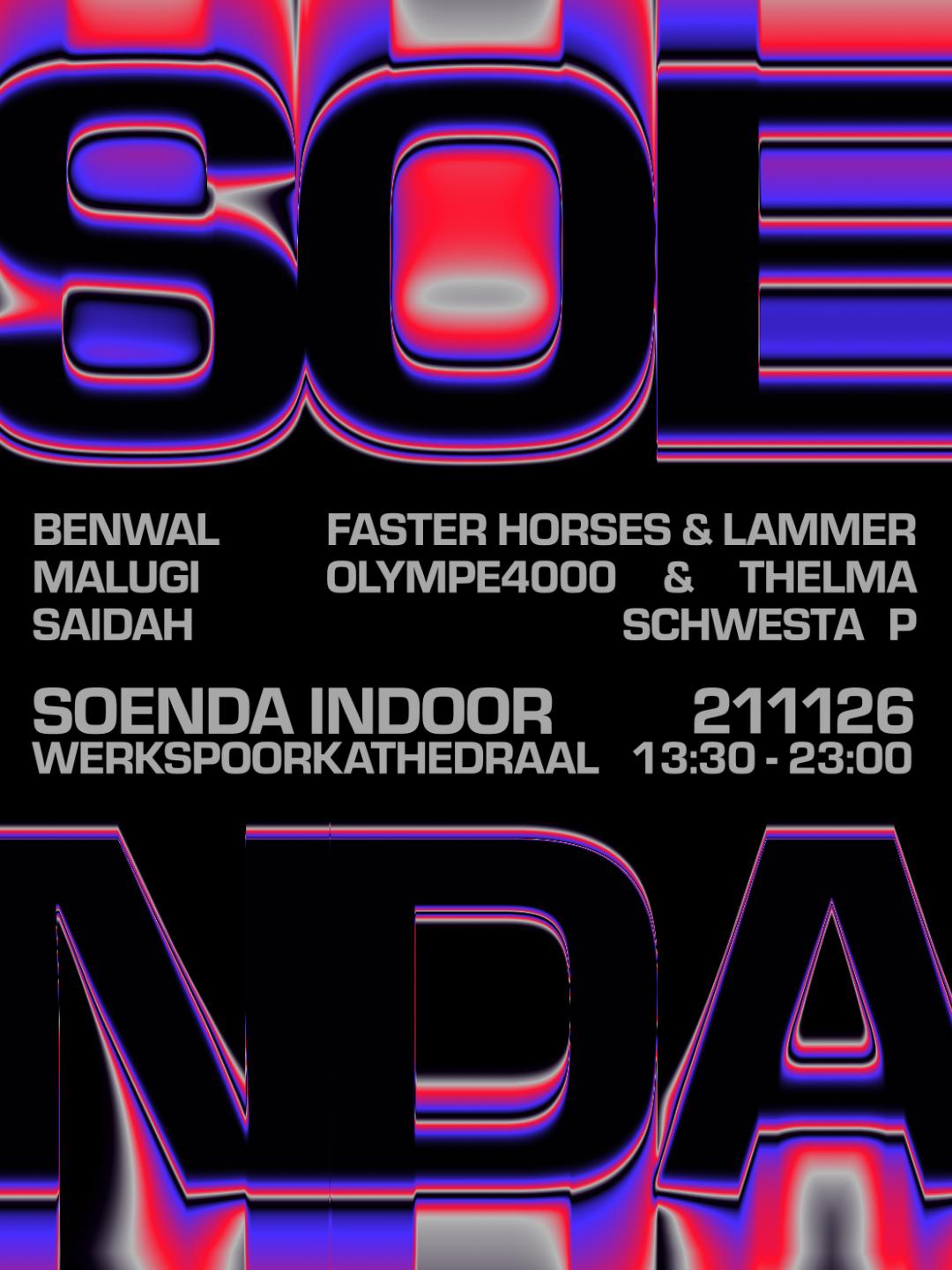 Soenda Indoor Werkspoorkathedraal 2026