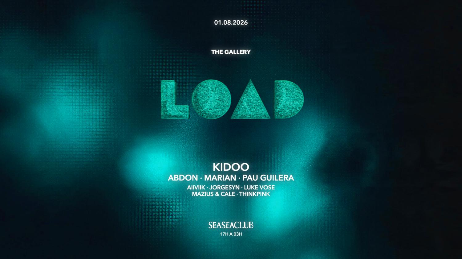 Load Pres. Kidoo + Abdon , Marian & Pau Guilera (The Gallery)
