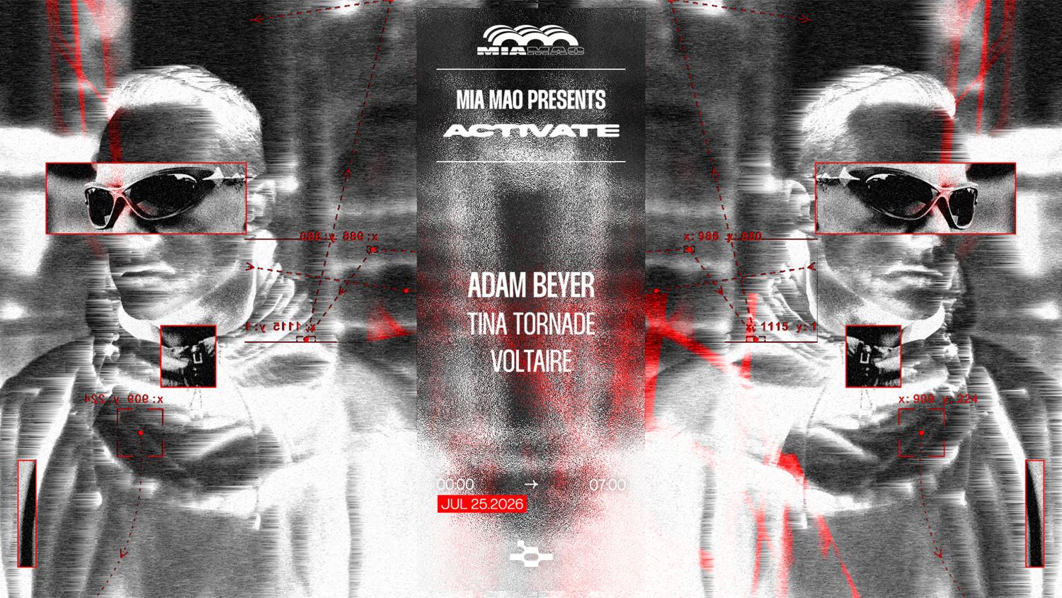 Adam Beyer, Voltaire, Tina Tornade · Mia Mao, Paris