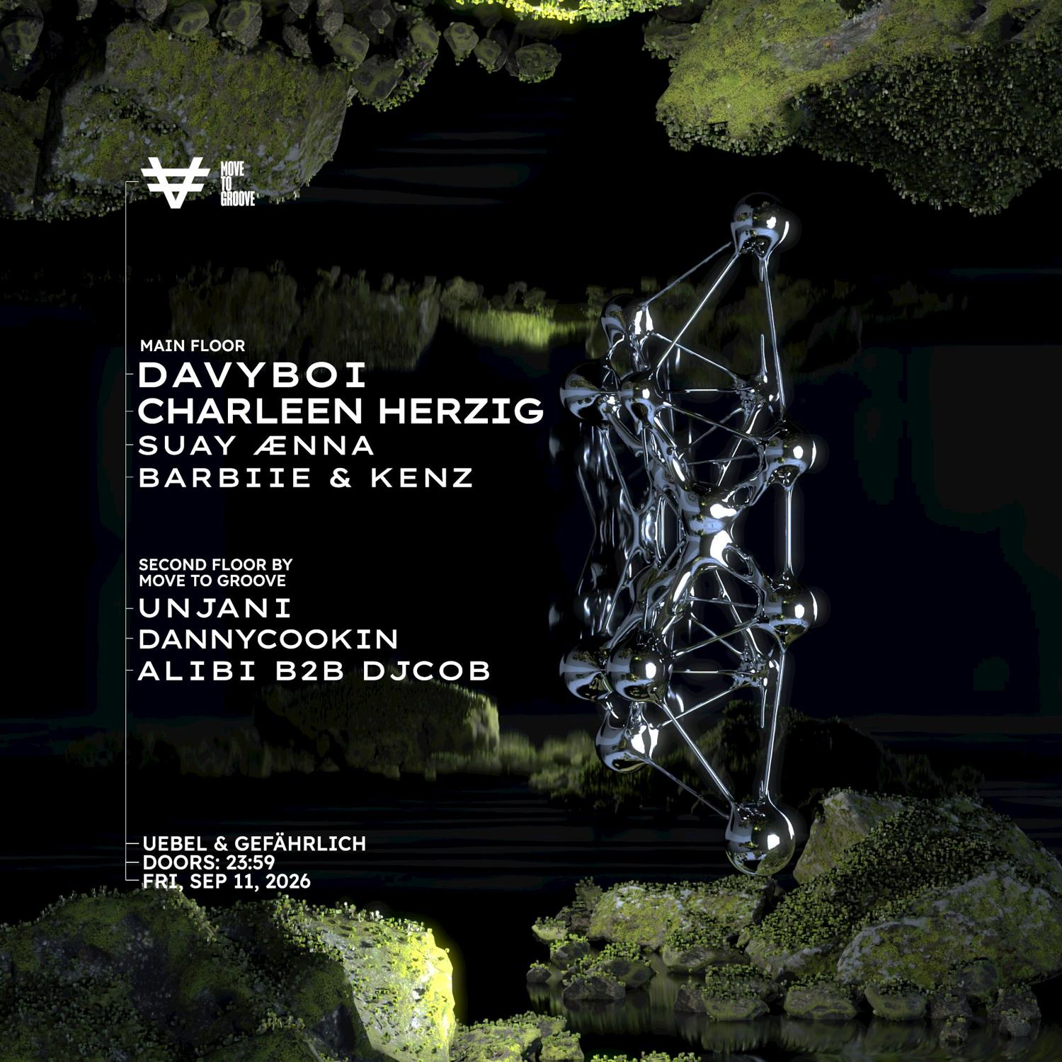 Ver Pres. Davyboi, Charleen Herzig, Suay Ænna, Move To Groove Collective Uvm