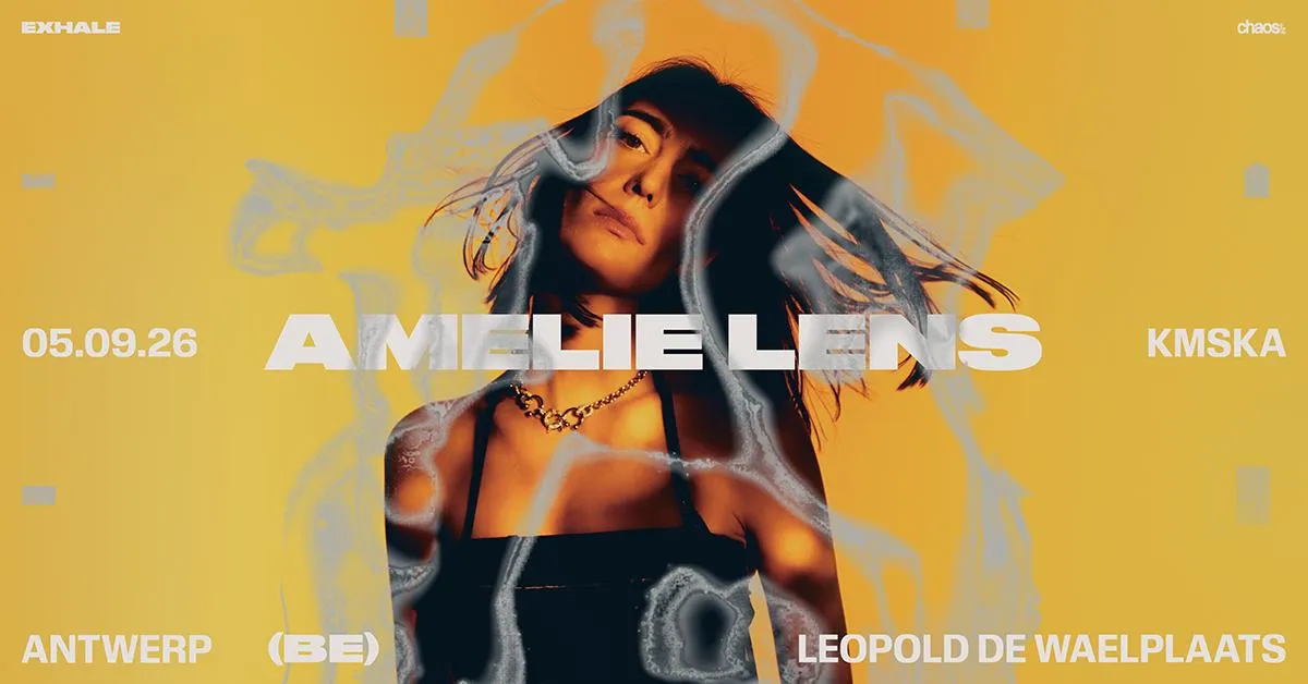 Amelie Lens in front of the KMSKA - Chaos in the City