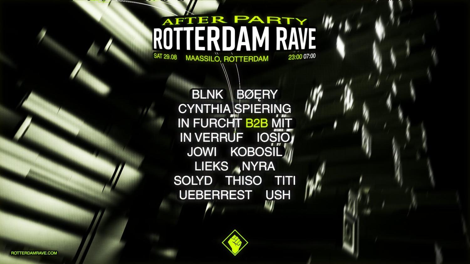 Afterparty Rotterdam Rave Festival 2026