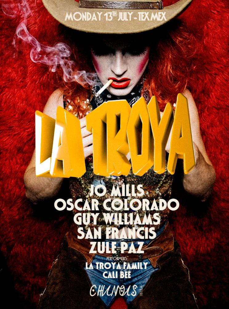 La Troya: Jo Mills, Oscar Colorado, Guy Williams, San Francis, Zule Paz