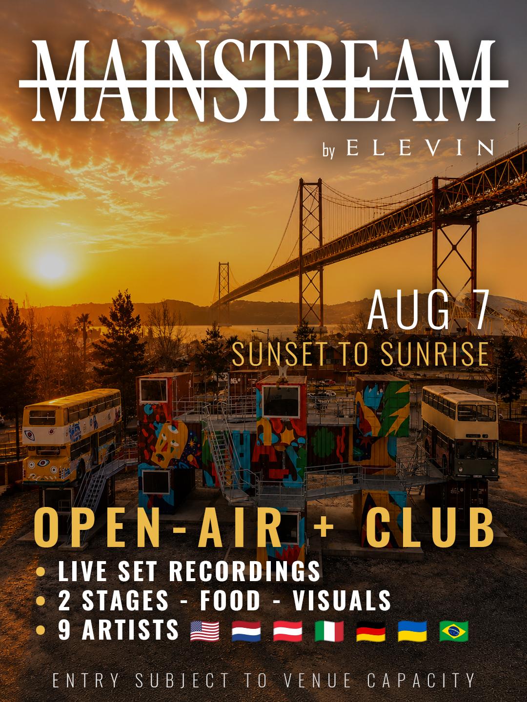 Notmainstream By Elevin | Open-Air + Club | Live Sets Filmed