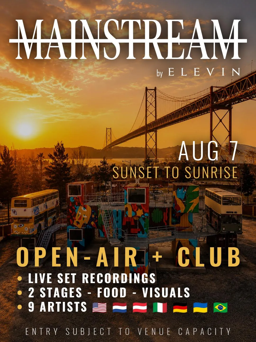Notmainstream By Elevin | Open-Air + Club | Live Sets Filmed