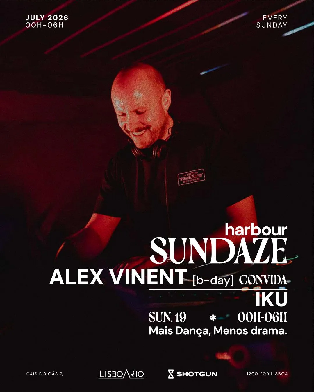 Harbour Sundaze Alex Vinent Convida Iku