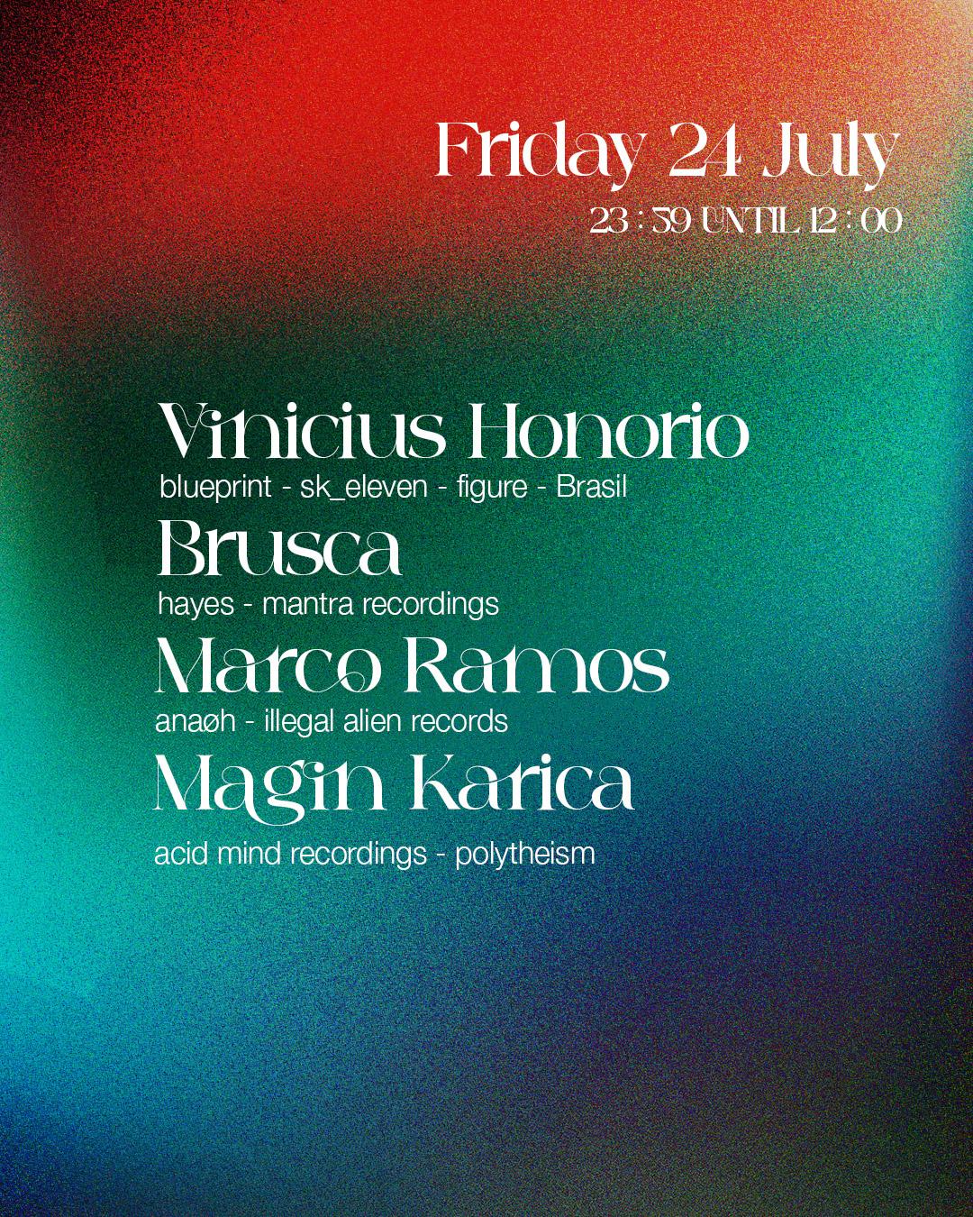 Pulso_Events X Amsterdam Techno Sessions With Vinicius Honorio (Blueprint - Sk_Eleven - Figure) 